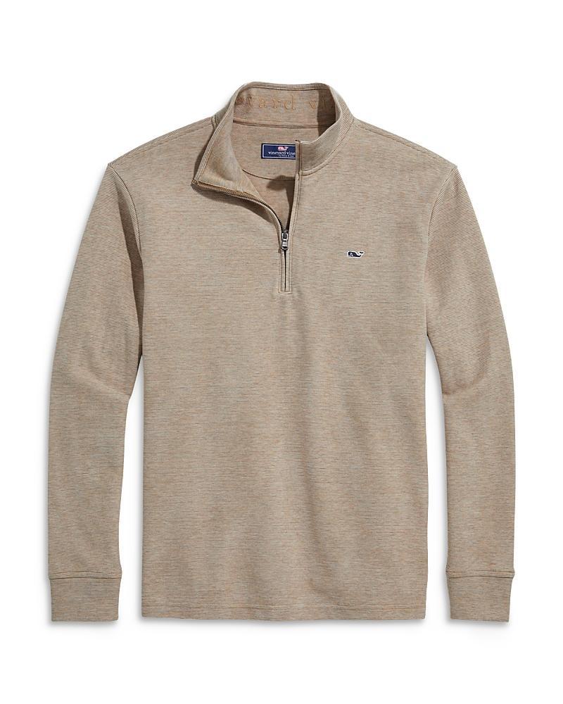 Vineyard Vines Saltwater 1/4 Zip (Granite) Men's Clothing Product Image