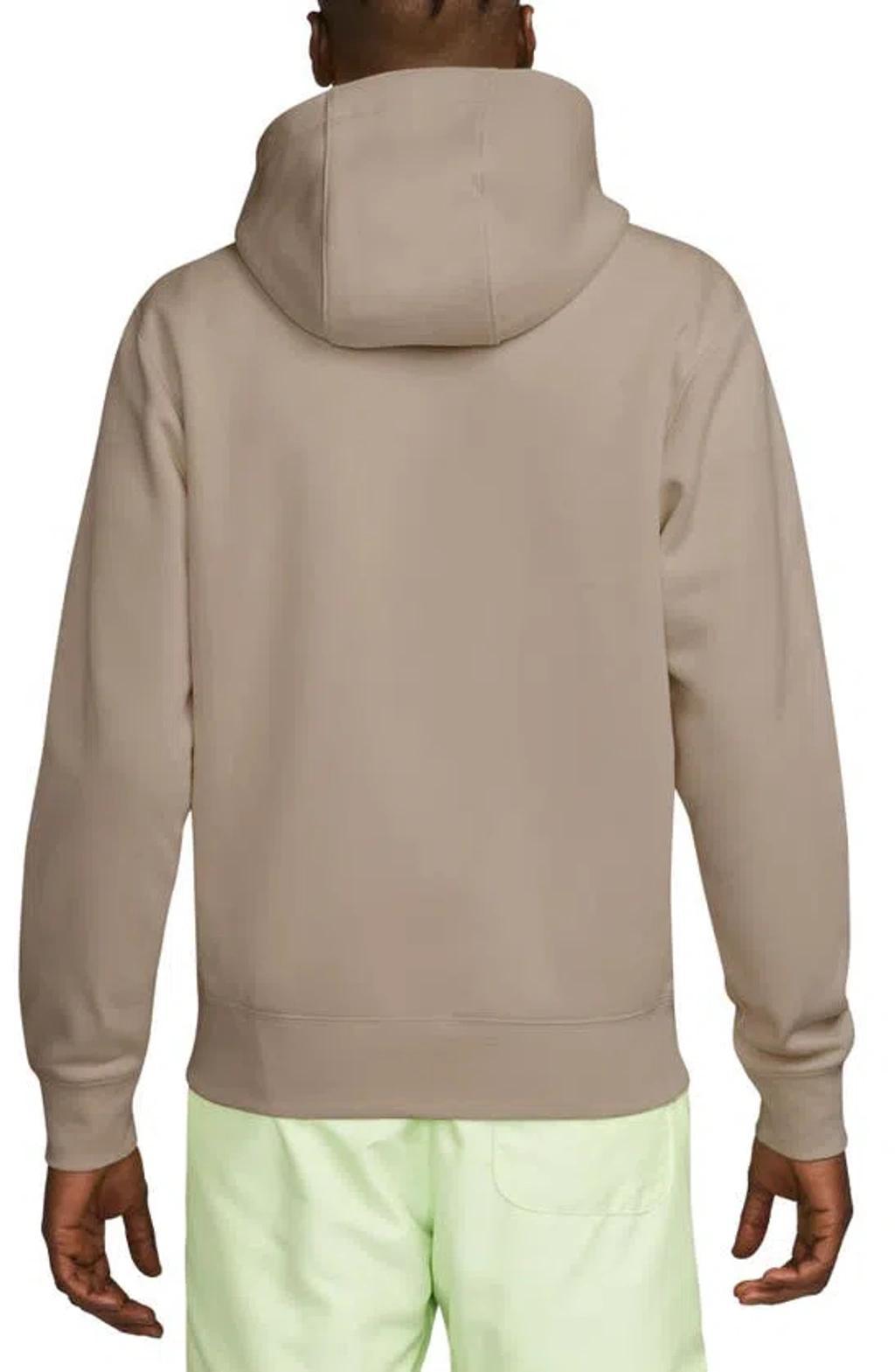 NIKE Men's  Sportswear Club Fleece Full-zip Hoodie In Khaki/khaki/white Product Image