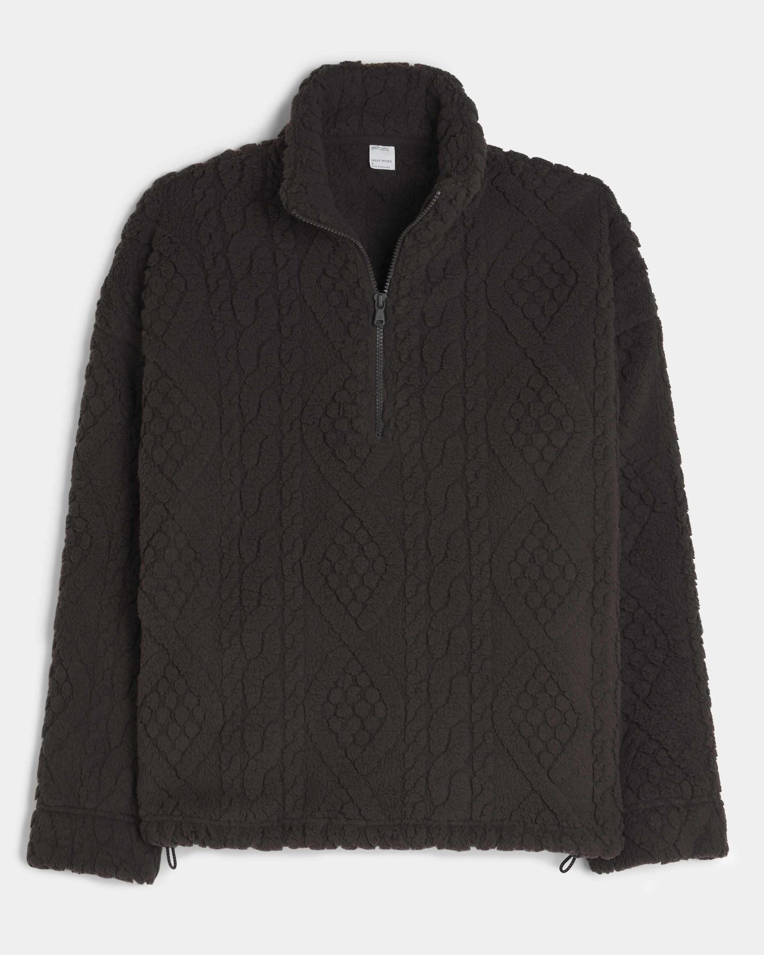 Gilly Hicks Cozy Quarter-Zip Sweatshirt Product Image