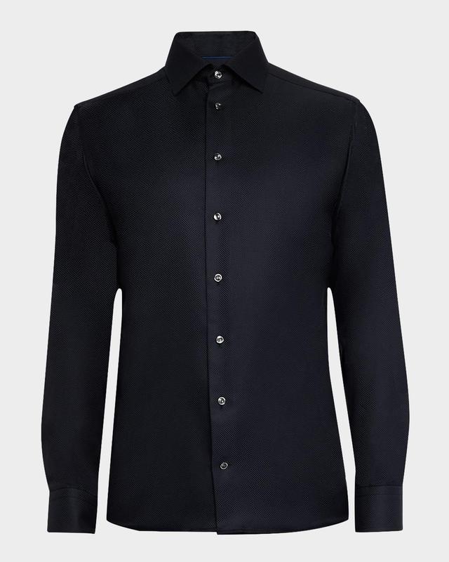 Men's Signature King Oxford Slim-Fit Sport Shirt Product Image