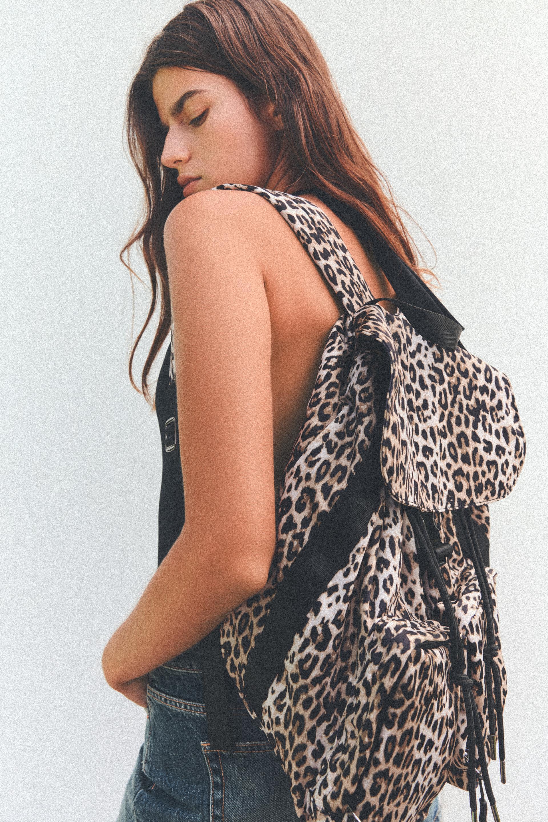 ANIMAL PRINT BACKPACK Product Image