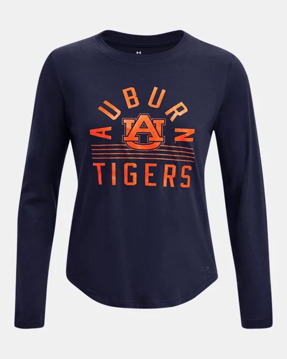 Women's UA Performance Cotton Collegiate Long Sleeve Product Image