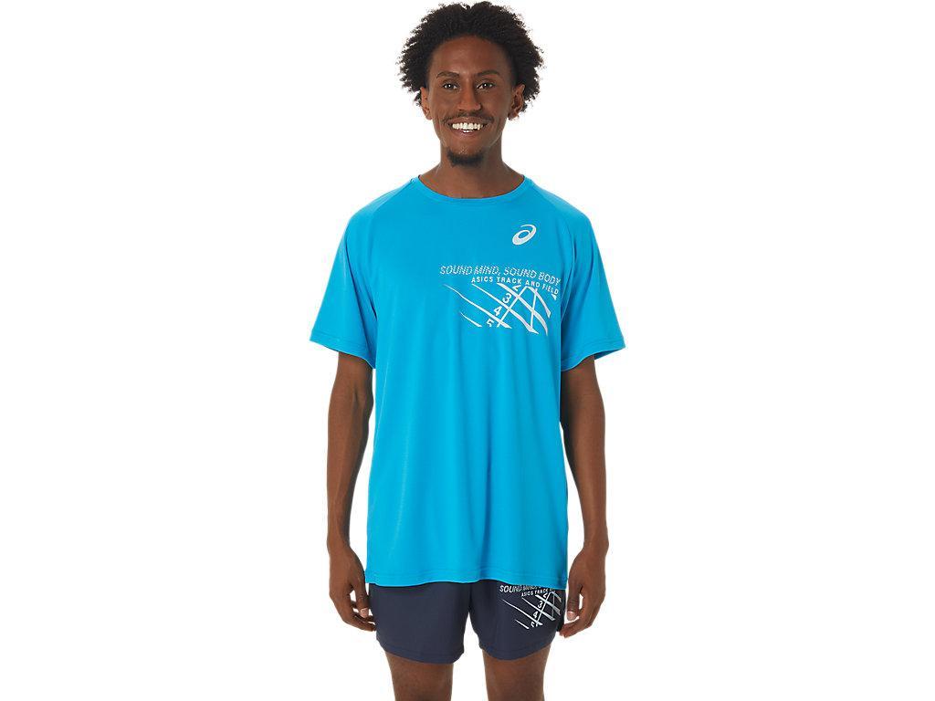 ASICS Men's Finish Line Graphic Short Sleeve Top Product Image