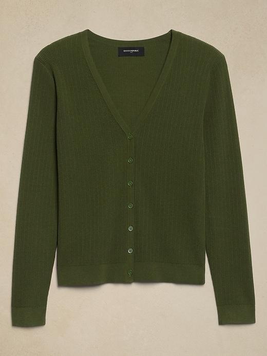 Ribbed Cardigan Product Image