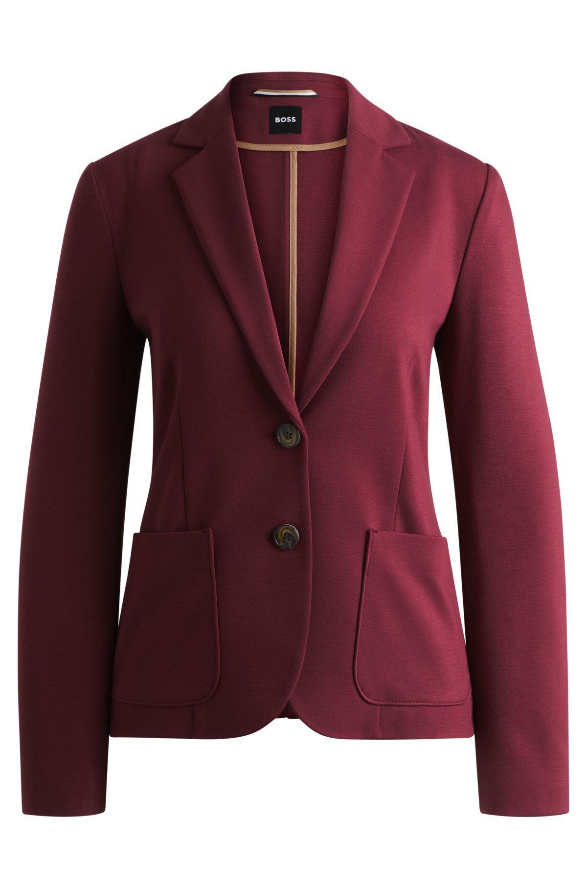 Extra-slim-fit jacket in stretch fabric Product Image