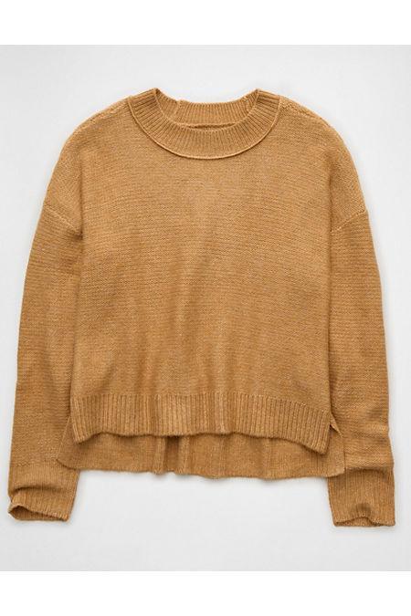 AE Slouchy Cropped Pullover Sweater Women's Product Image