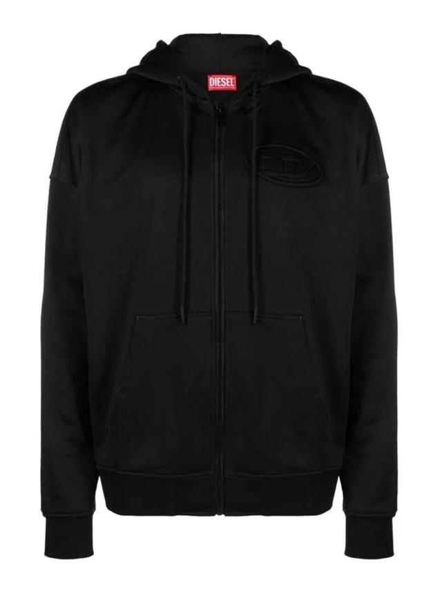 Logo-patch Detail Hoodie In Black Product Image