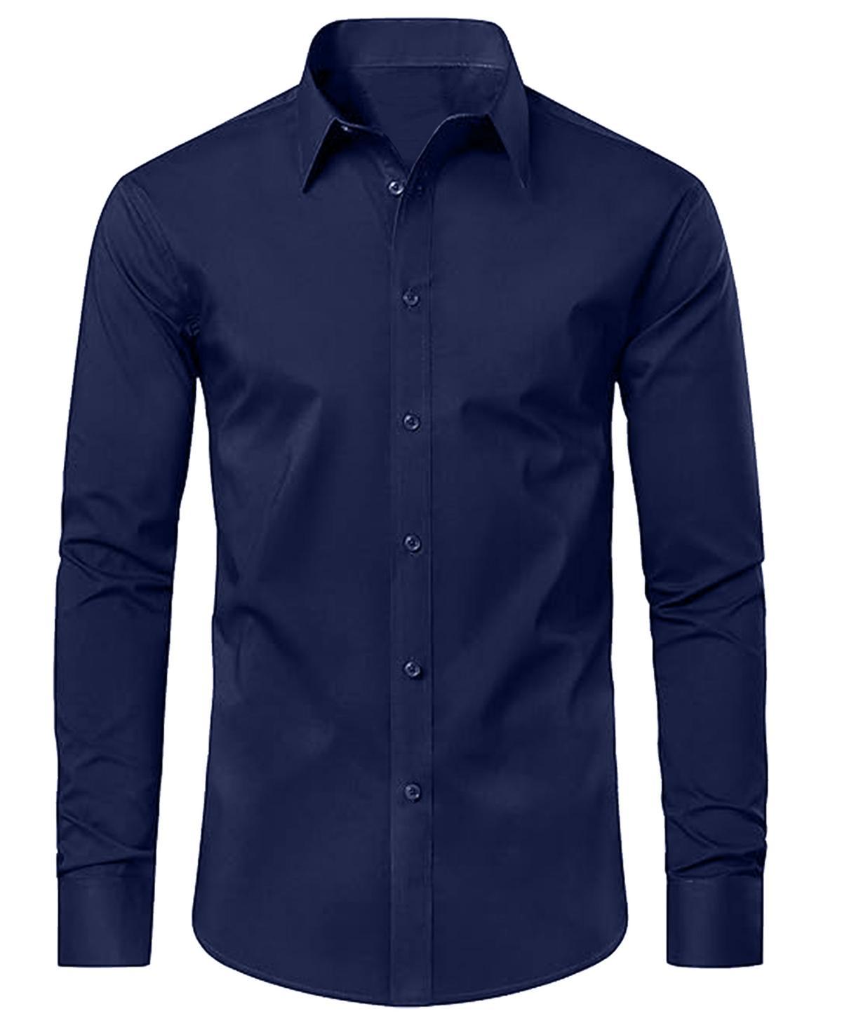 Blue Ice Mens Long Sleeve Classic Dress Shirt Product Image