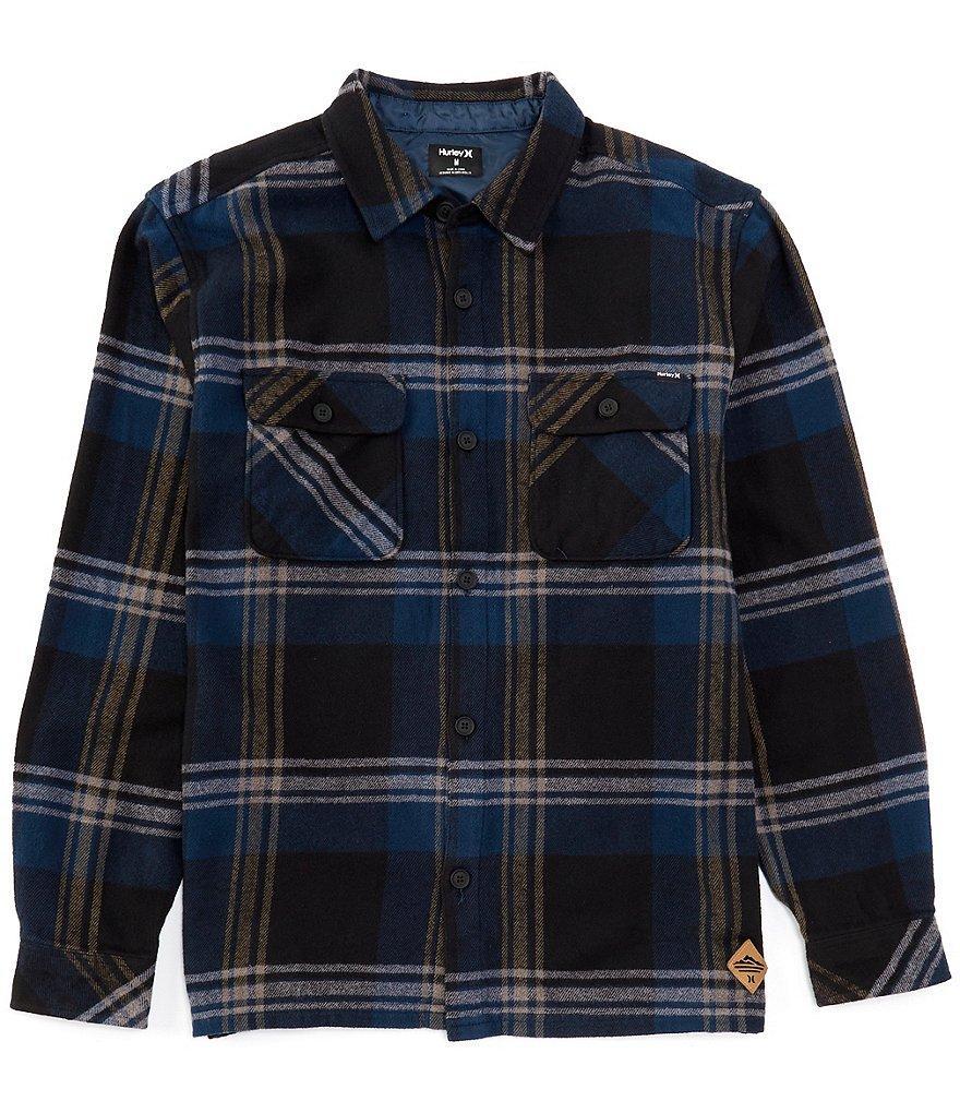 Hurley Santa Cruz Long Sleeve Plaid Flannel Shirt Product Image