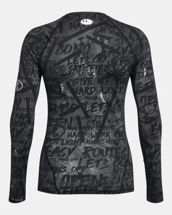 Women's HeatGear® Message Compression Long Sleeve Product Image