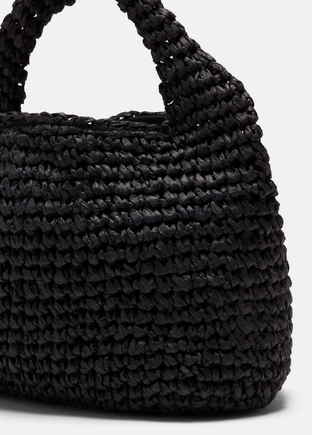 Mini Straw Slouch Bag Product Image