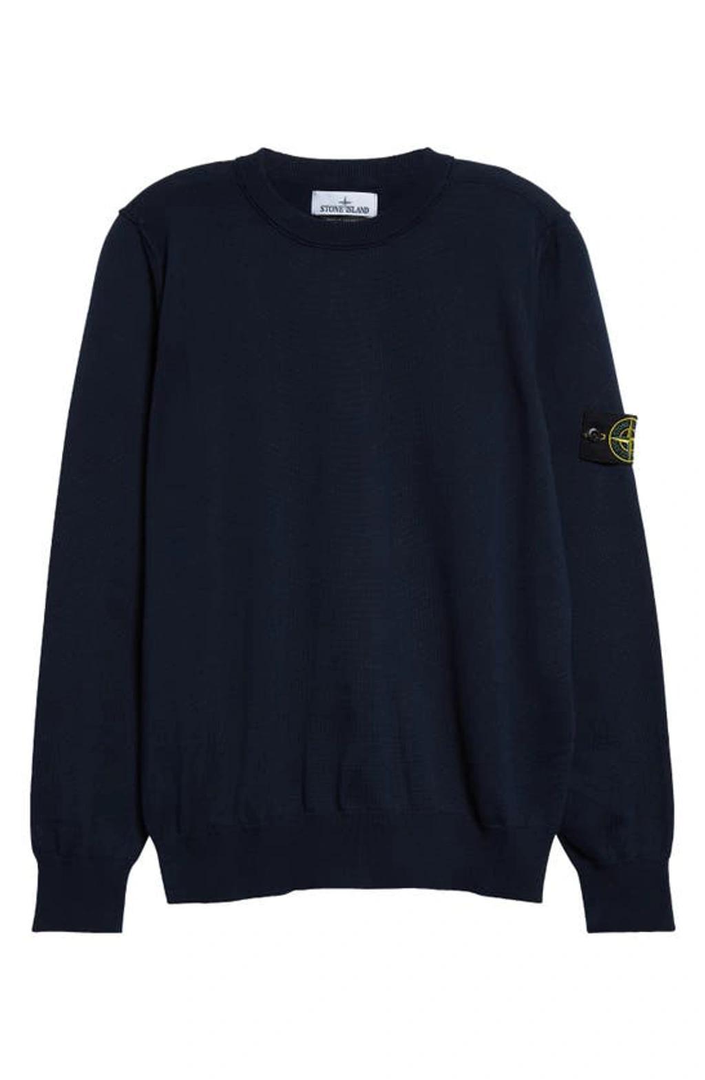 STONE ISLAND Crewneck Classic Jersey In Black Product Image