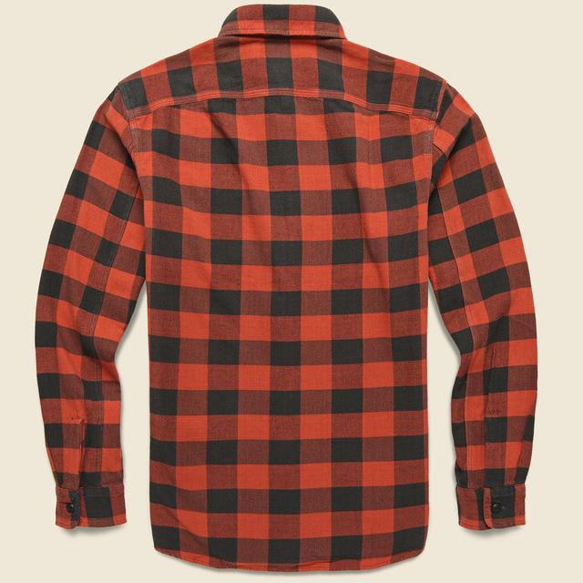 Farrell Twill Plaid Workshirt - Red/Black Product Image