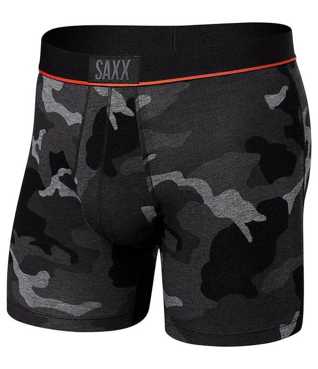 SAXX Big & Tall Ultra-Soft Camouflage Printed 5#double; Inseam Boxer Briefs Product Image