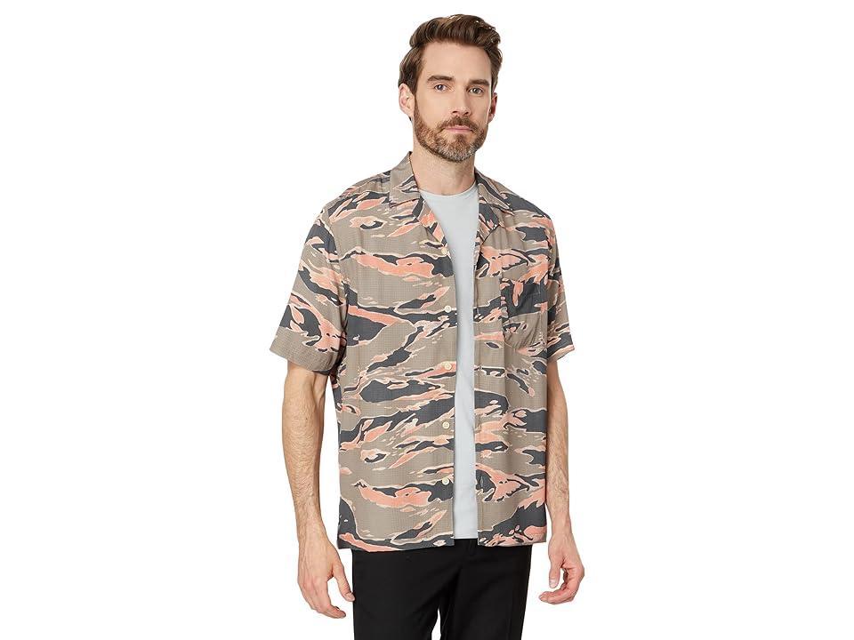 AllSaints Solar Camo Short Sleeve Shirt (Herb ) Men's T Shirt Product Image