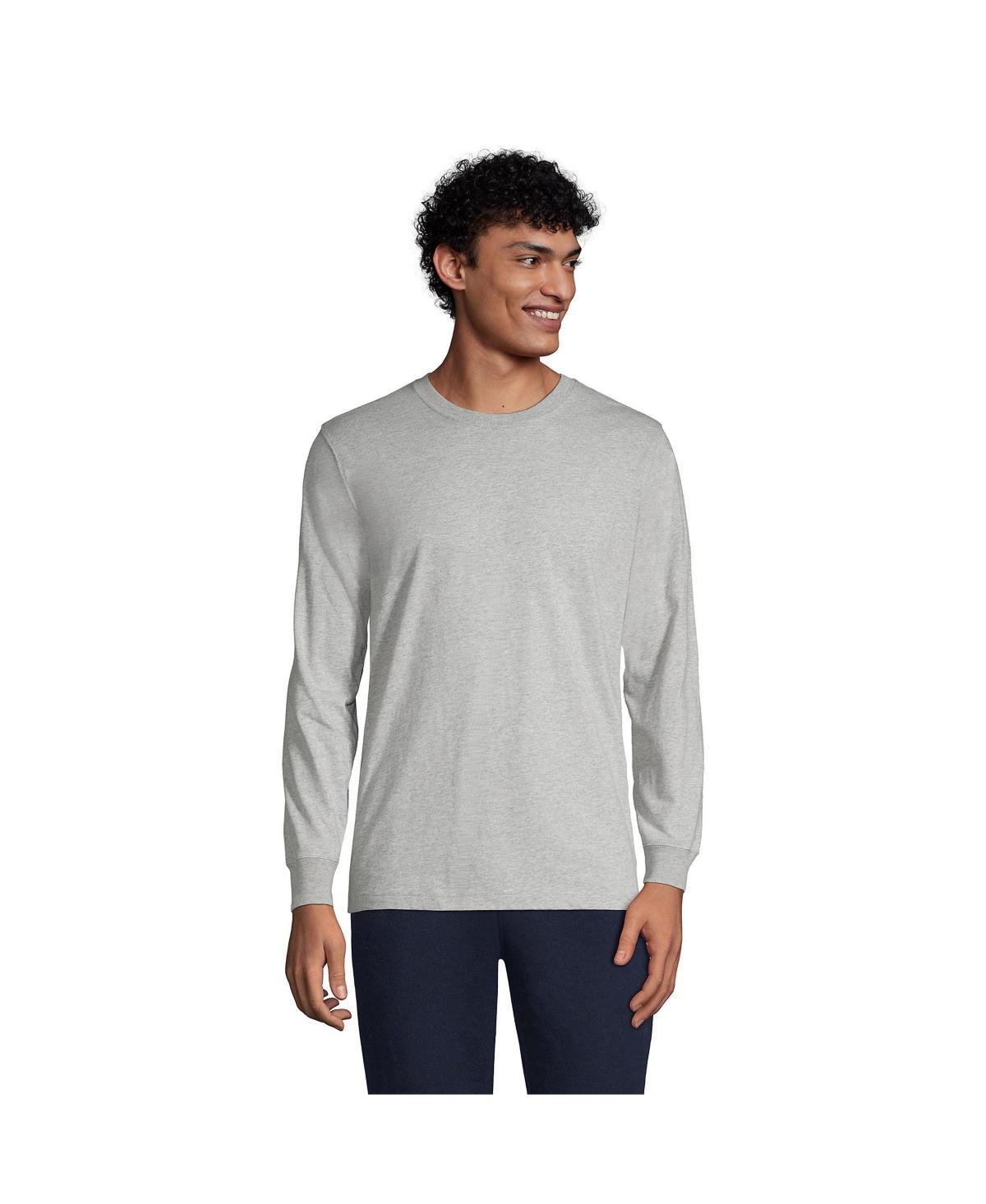 Mens Lands End Super-T Long Sleeve T-Shirt Product Image