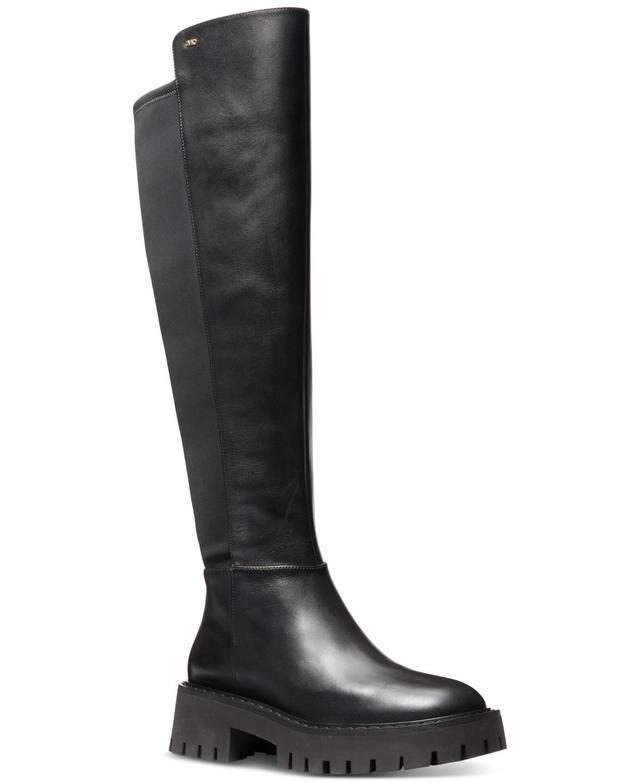 Michael Michael Kors Womens Asher Knee High Wide Calf Boots Product Image