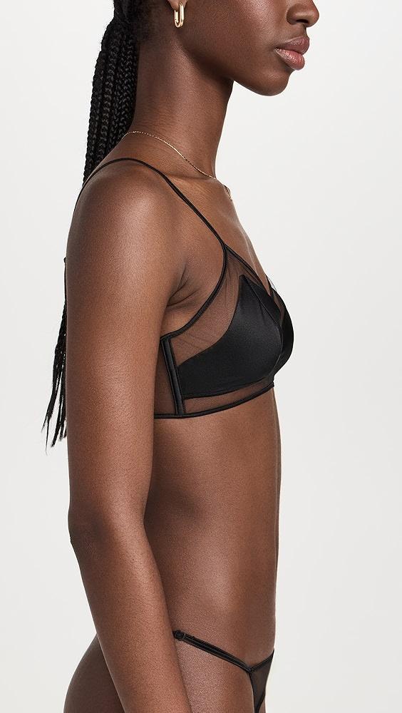 Kiki De Montparnasse Peep Show Long Line Bra | Shopbop Product Image