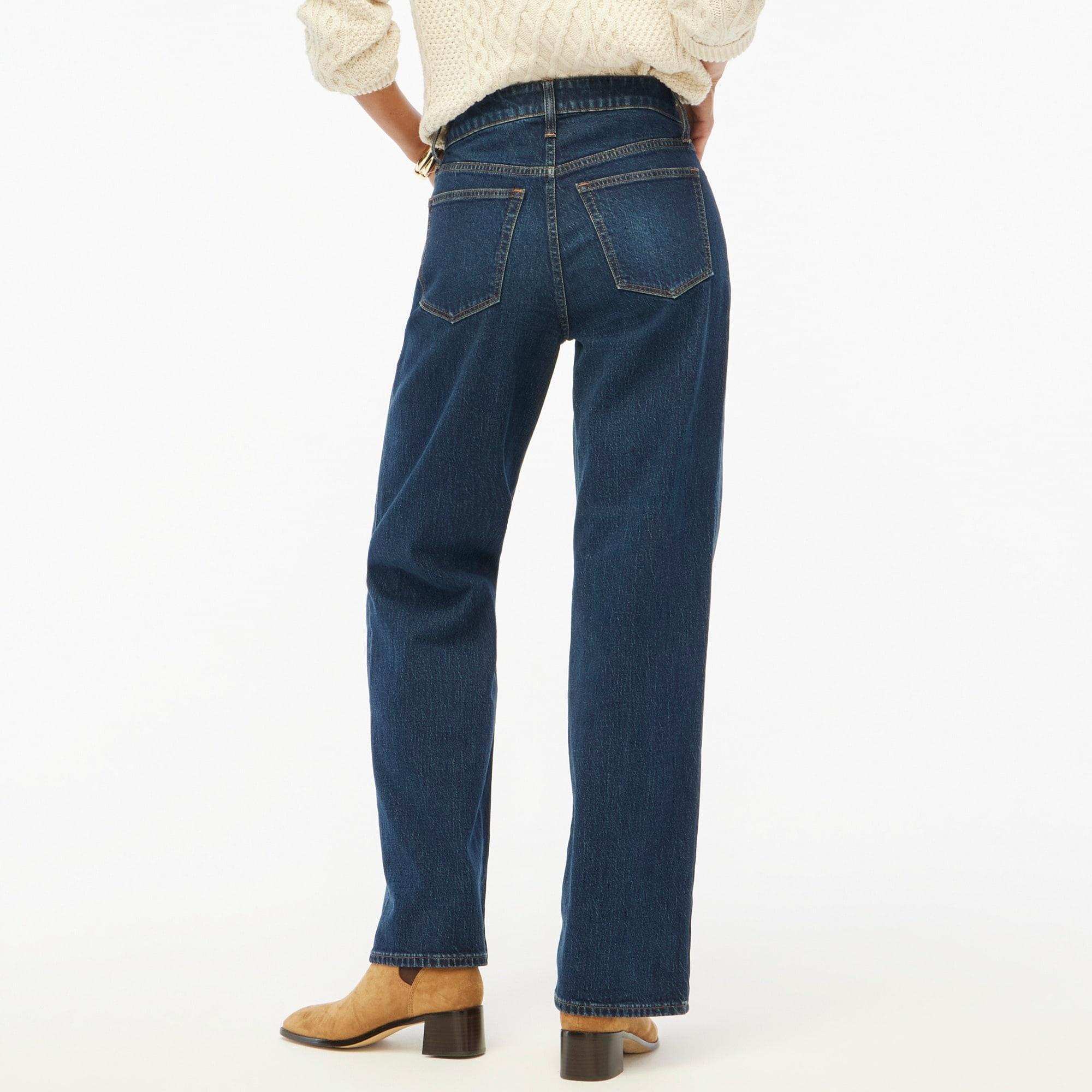 Curvy full-length wide-leg jean in all-day stretch Product Image