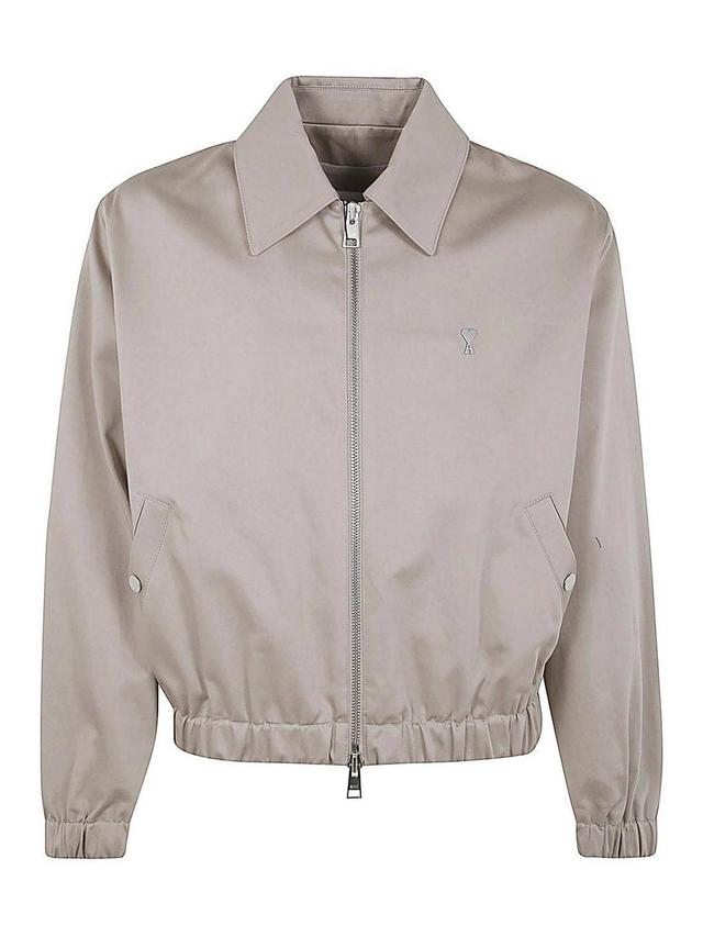 Ami De Coeur Cotton Jacket In Brown Product Image