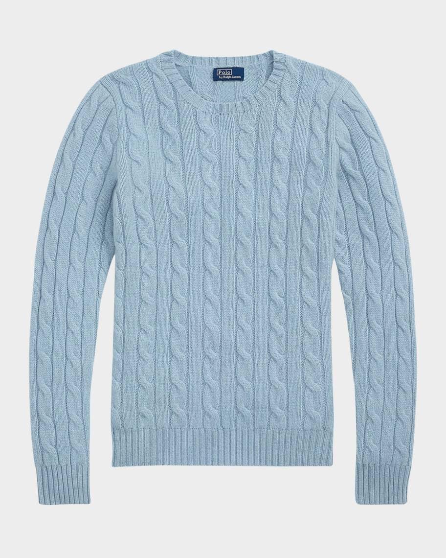 Cable-Knit Cashmere Sweater Product Image