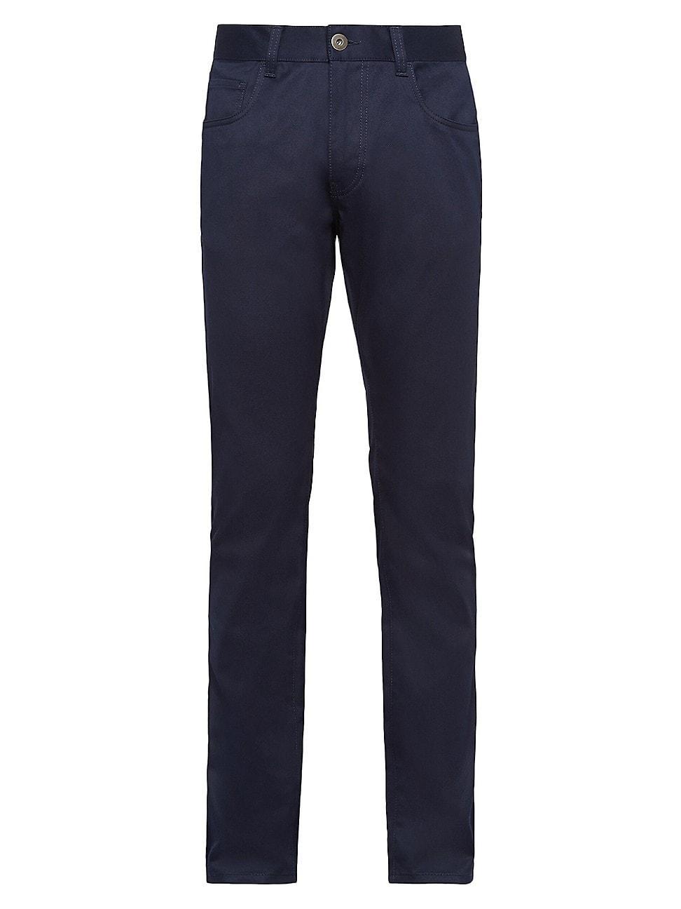 Mens Five-Pocket Stretch Drill Jeans Product Image