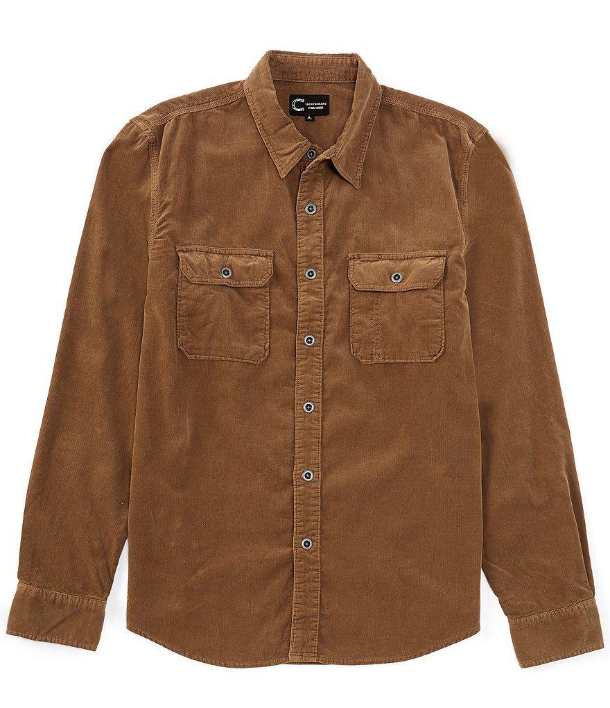 Lucky Brand Cole Hauser Long Sleeve Button Front Corduroy Workshirt Product Image