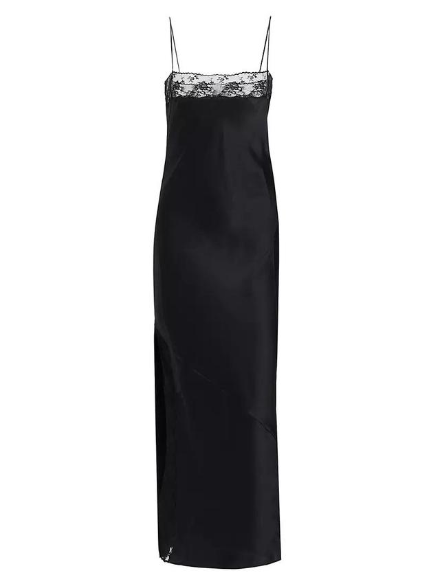 Willa Silk Satin Maxi-Dress Product Image