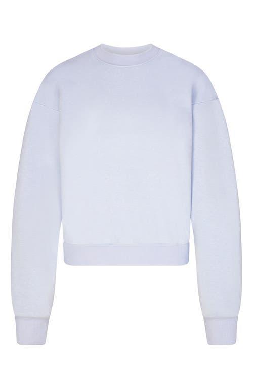 SKIMS Cotton Blend Fleece Classic Crew Sweatshirt Product Image