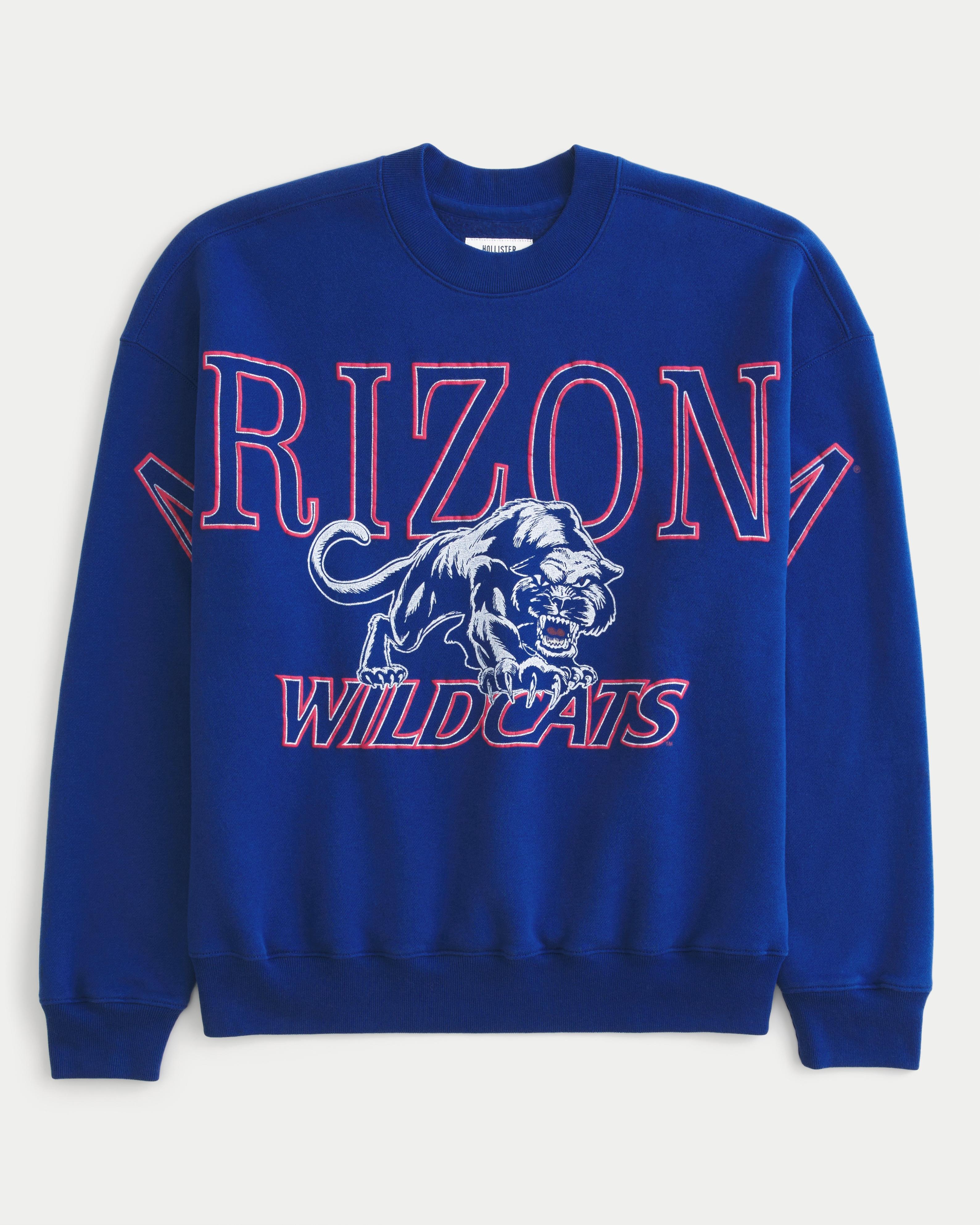 Boxy University of Arizona Wildcats Graphic Crew Sweatshirt Product Image