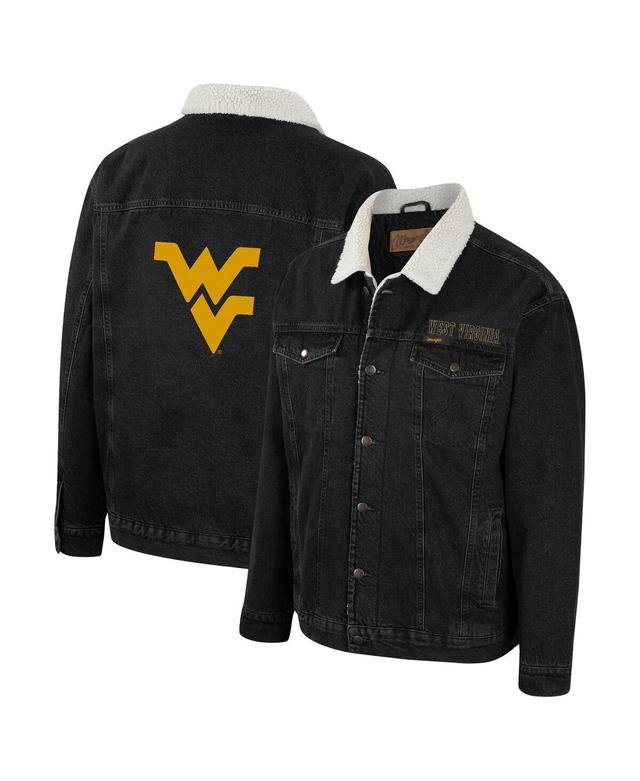 Mens Colosseum x Wrangler Charcoal Tennessee Volunteers Western Button-Up Denim Jacket Product Image