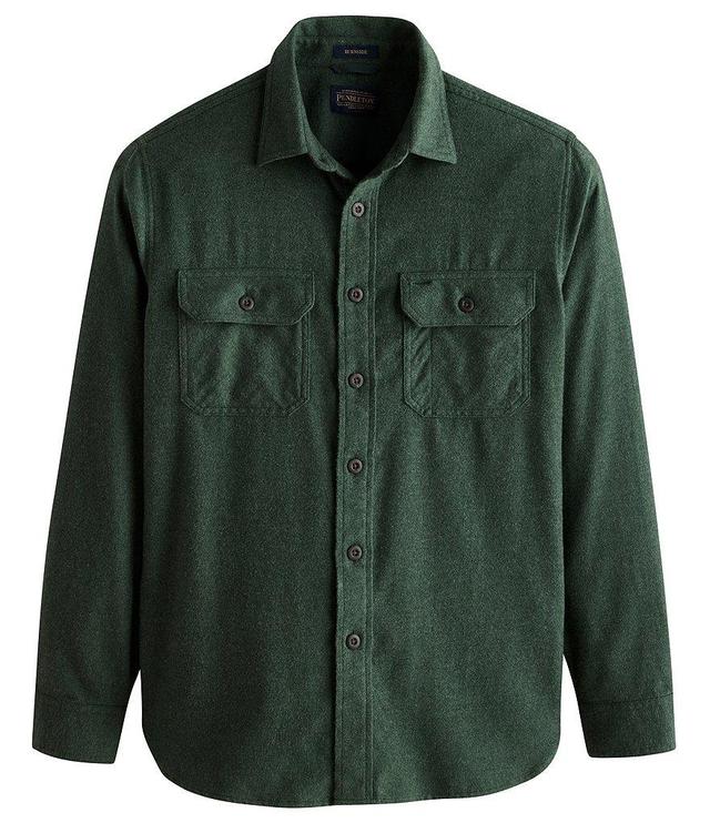 Pendleton Burnside Flannel Heather Long Sleeve Woven Shirt Product Image