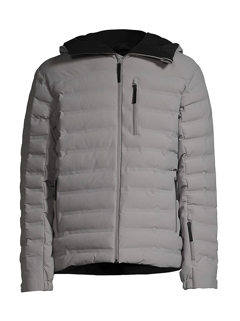 Mens Pyramid Hooded Puffer Jacket Product Image