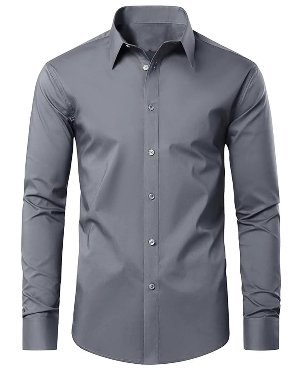 Blue Ice Mens Long Sleeve Classic Dress Shirt Product Image