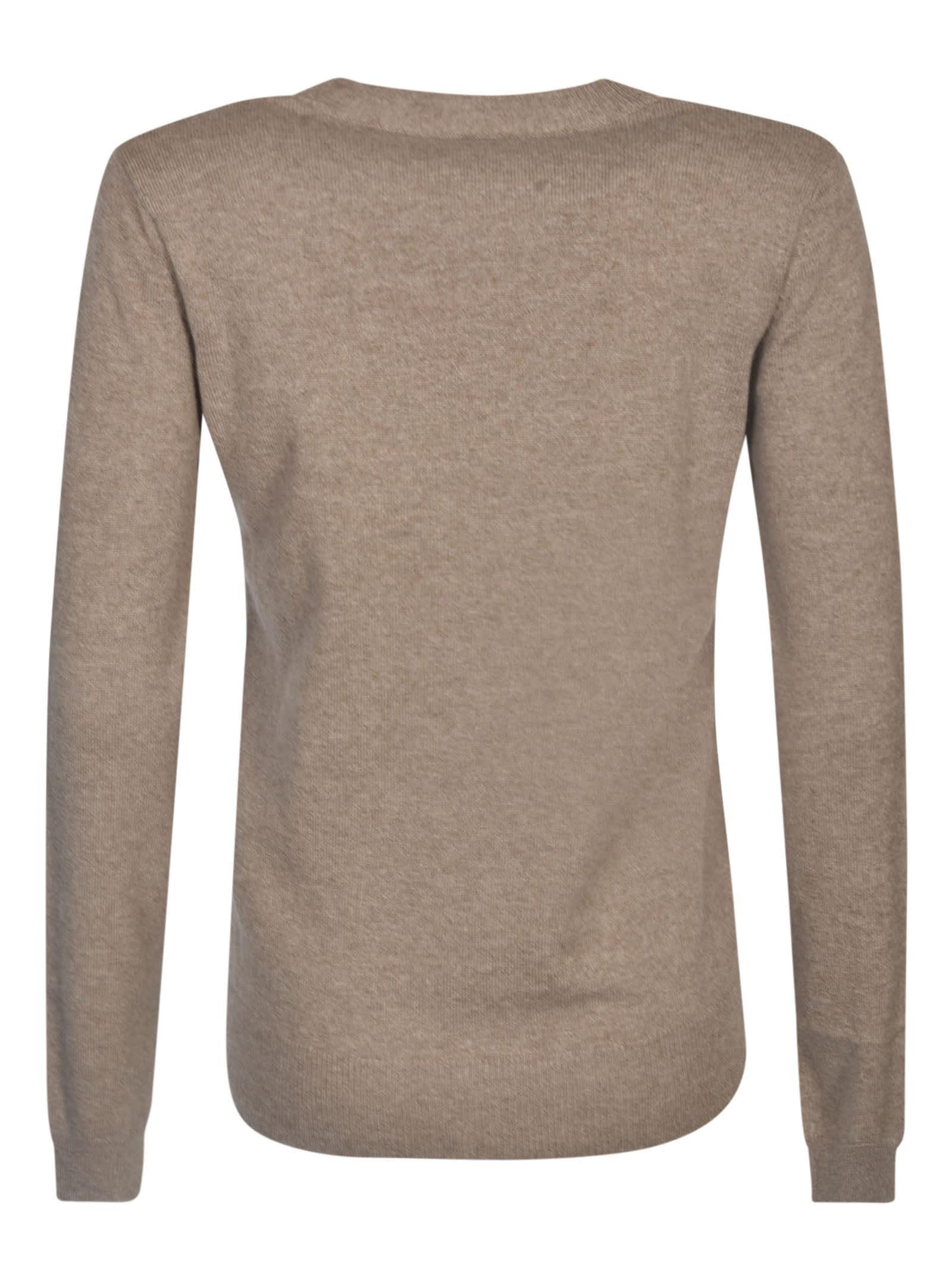 MAX MARA Pamir Crewneck Logo Sweater In Cacha Product Image