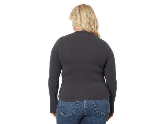 Madewell Brushed Jersey Ruched Long Sleeve T-Shirt Product Image