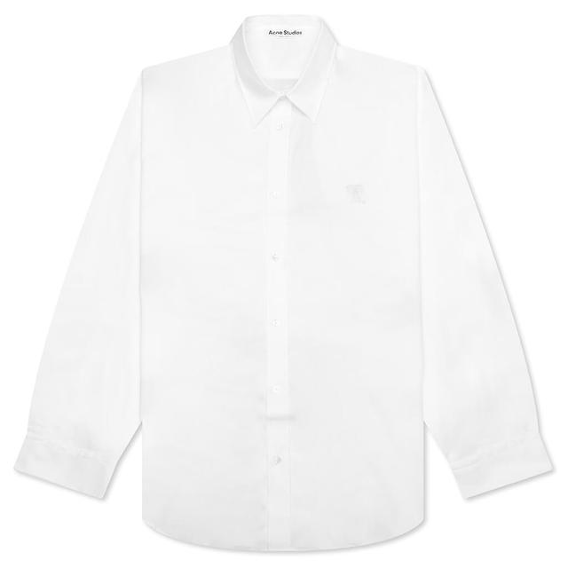 Button Up Shirt Fn-Mn-Shir000810 - White Male Product Image