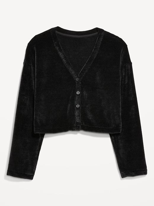 Cozy Chenille Button-Down Top Product Image