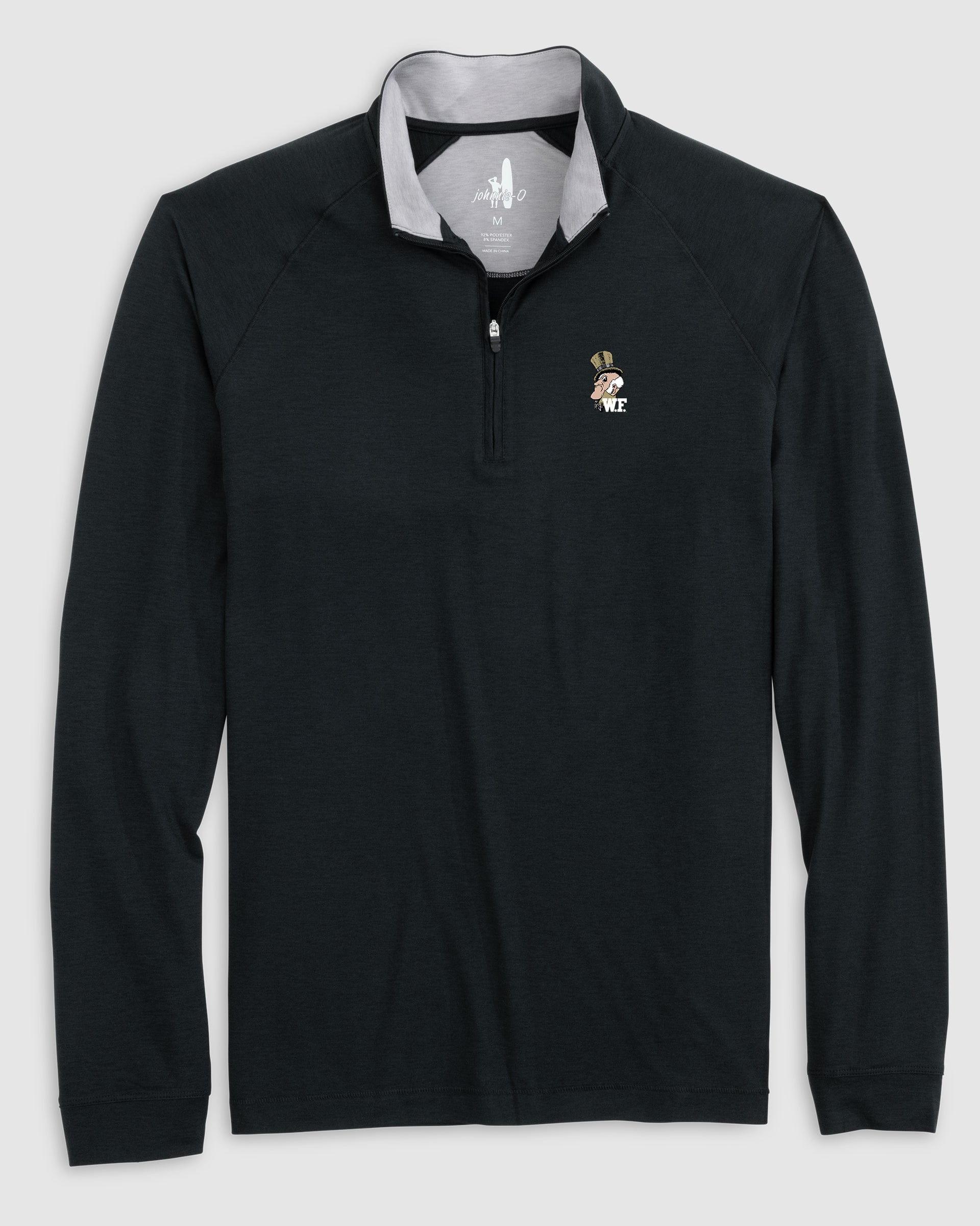 johnnie-O Tulane Freeborne Performance 1/4 Zip - Angry Wave Logo Product Image