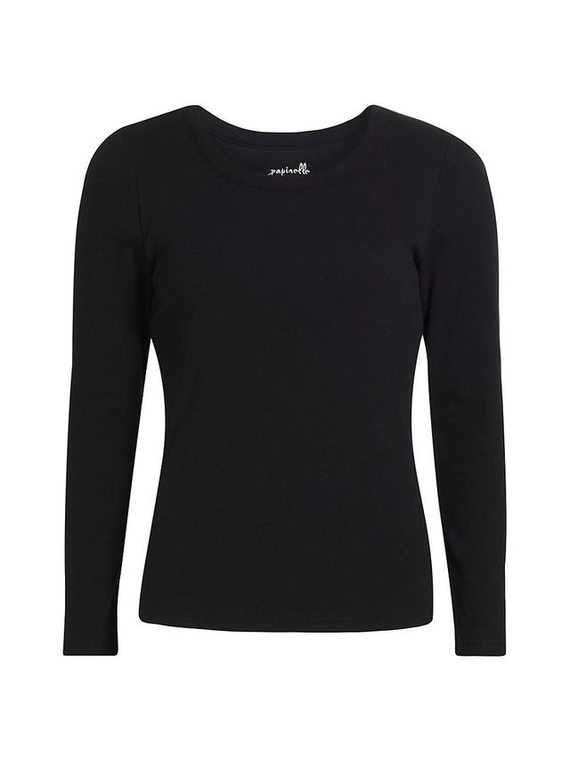 Womens Milla Rib-Knit Pullover Top Product Image