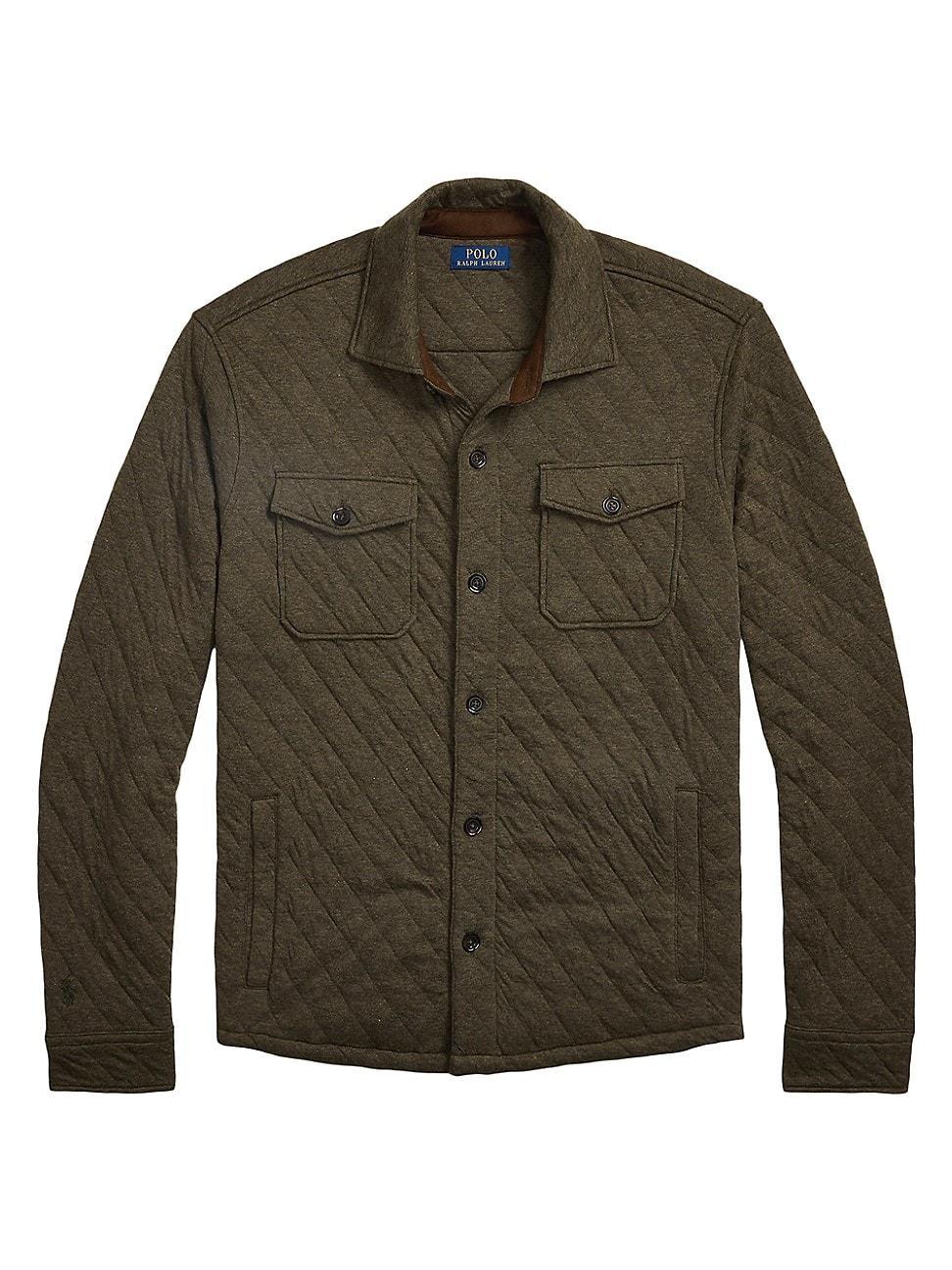 Mens Aviator Quilted Overshirt Product Image