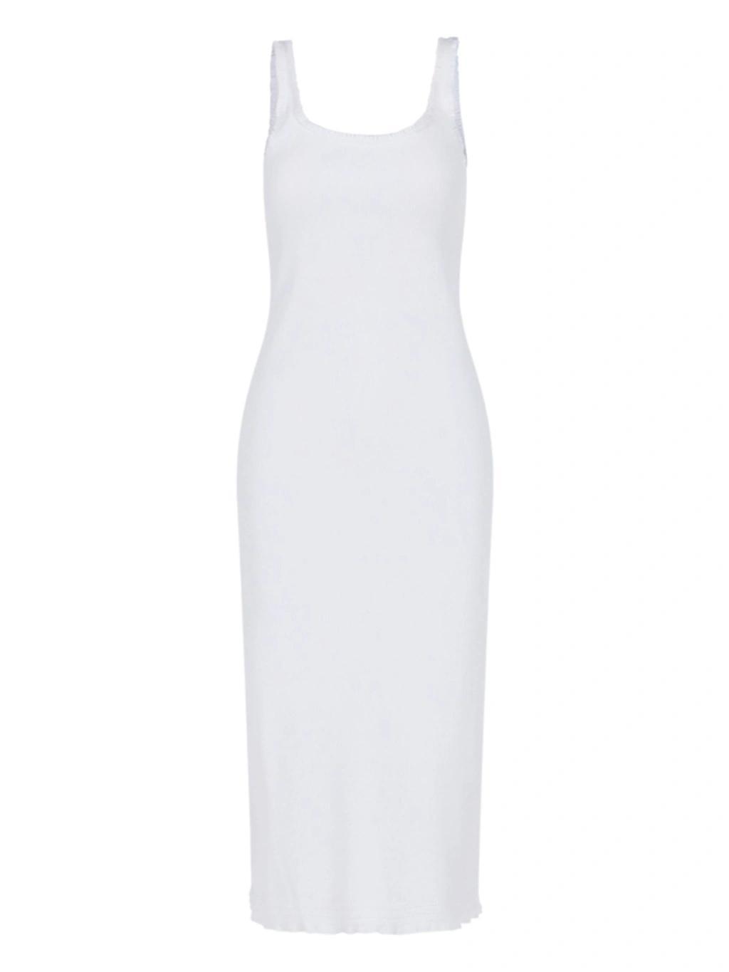 Tank Midi Dress In White Product Image