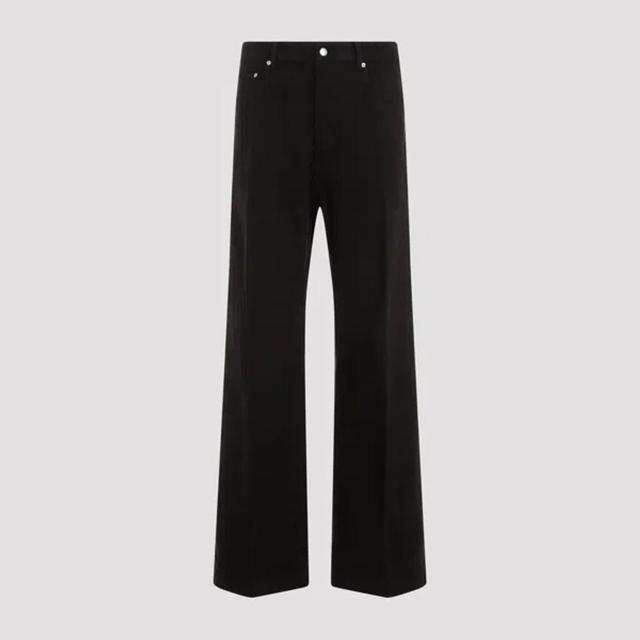 RICK OWENS Black Geth Trousers Product Image