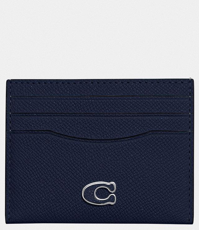 COACH Crossgrain Leather Flat Card Case Product Image