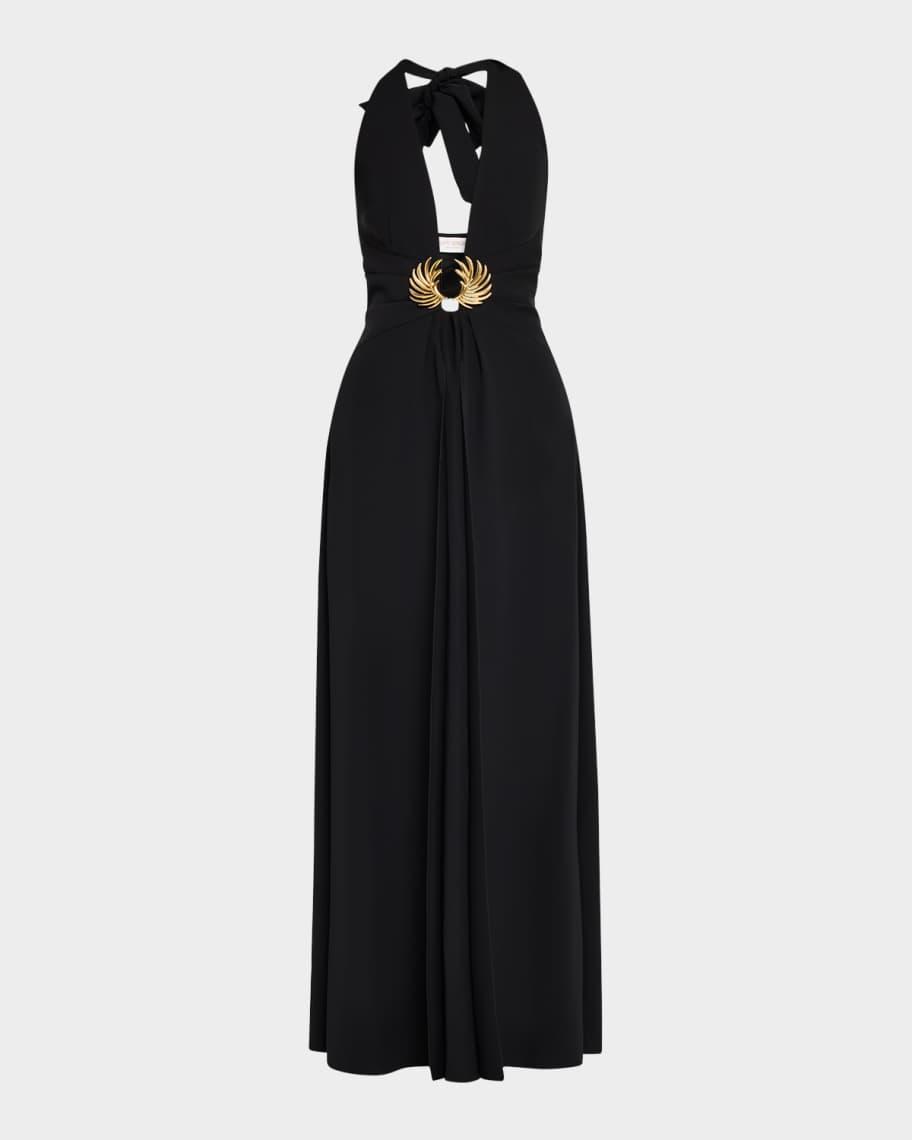 Jenie Plunging Embellished Gown Product Image