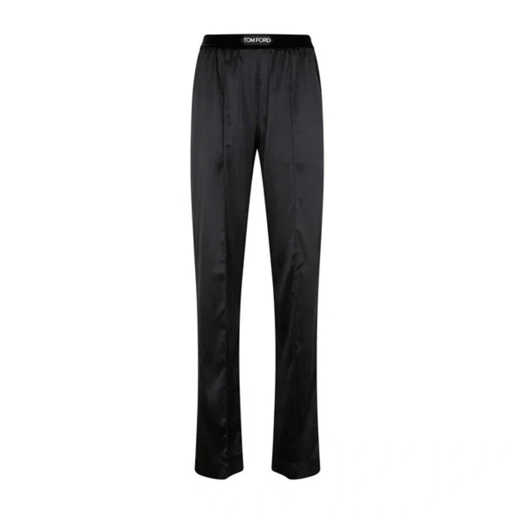 Straight-leg Pants In Black Product Image