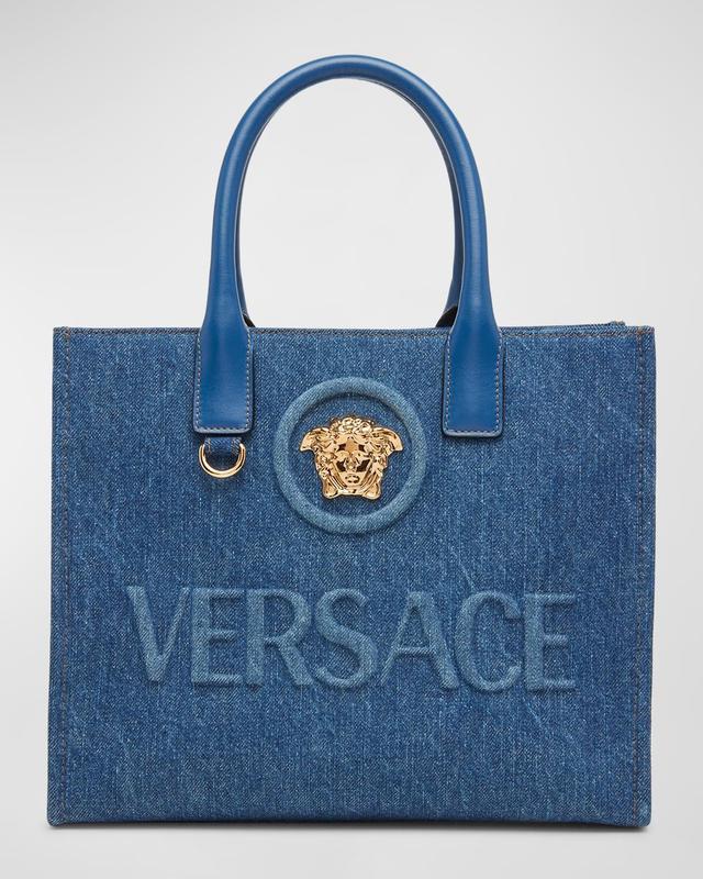 Womens La Medusa Small Cotton Tote Product Image