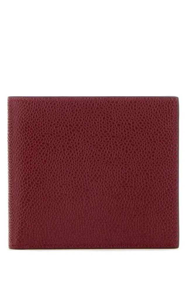 Billfold In Pebble Grain Leath-tu Nd  Male In Red Product Image