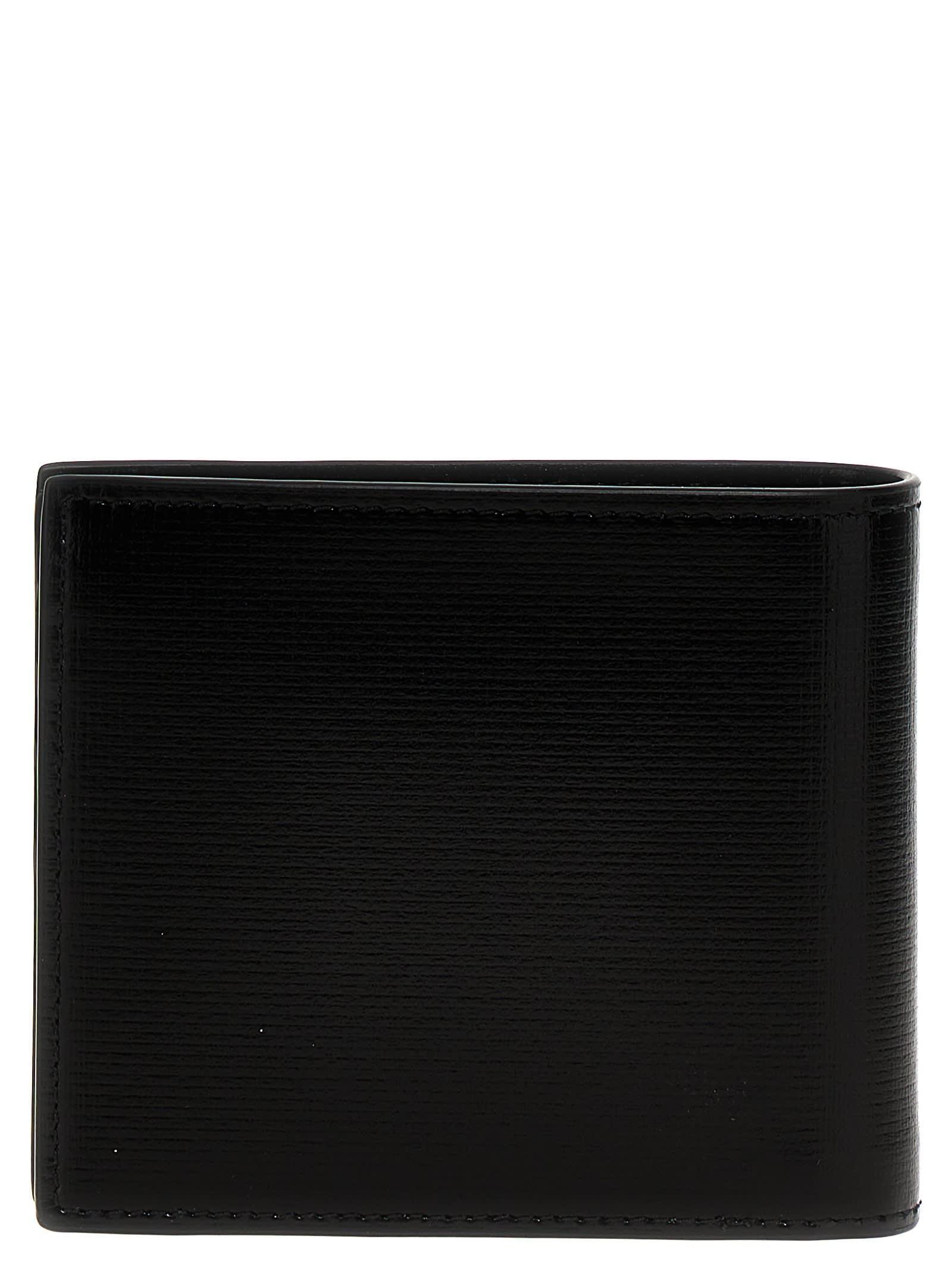 T Line Classic Cards Holder In Black Product Image