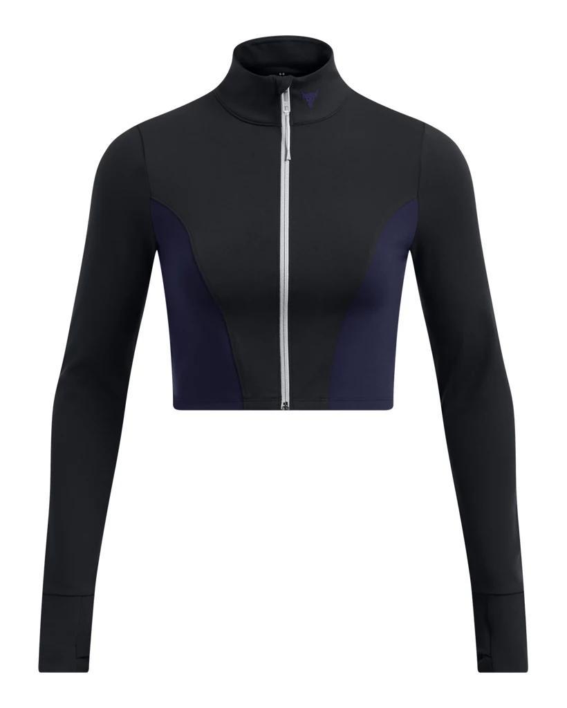 Women's Project Rock Lets Go Crop Full-Zip Product Image